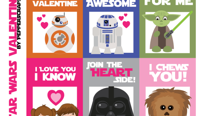 Image for Free Printable Star Wars Valentines