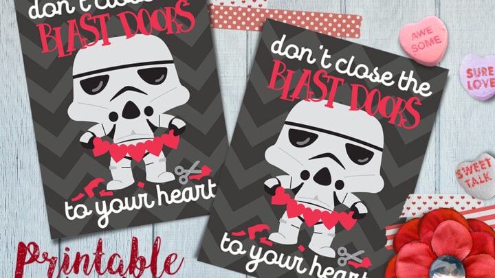Image for Printable Star Wars Valentine&rsquo;s Day Cards