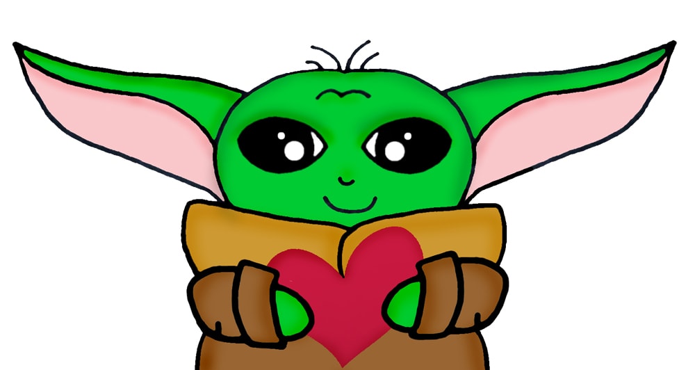 Free Printable Baby Yoda Valentine S For Your Kid S Class