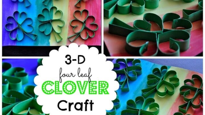 Image for 3-D Four Leaf Clover St. Patrick's Day Craft