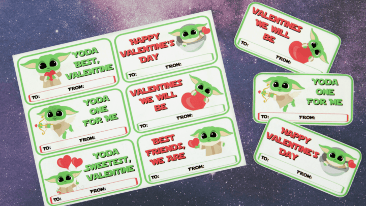 Image for Baby Yoda Valentines