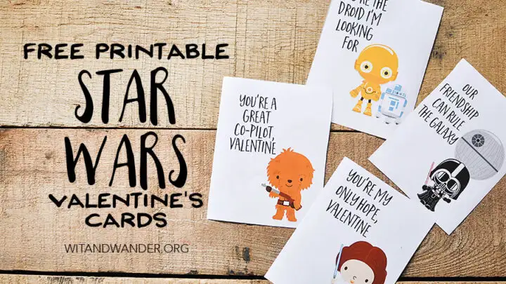 Image for Star Wars Valentine's Day Cards for Kids
