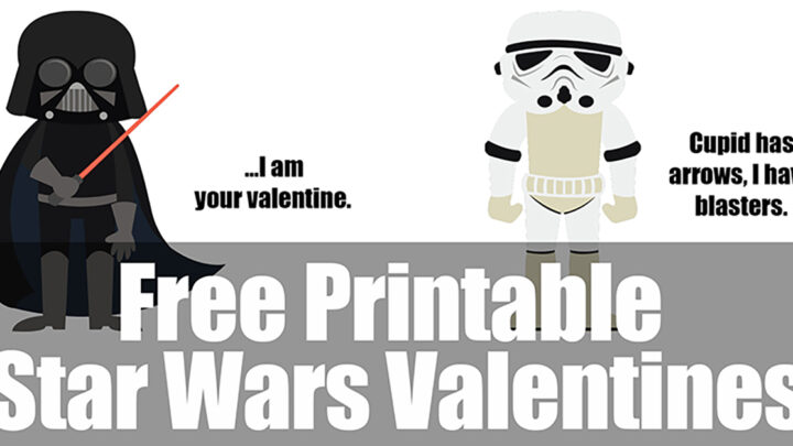 Image for Printable Star Wars Valentines