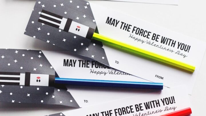 Image for Star Wars Lightsaber Valentines