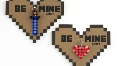 Image for Perler Minecraft Valentine