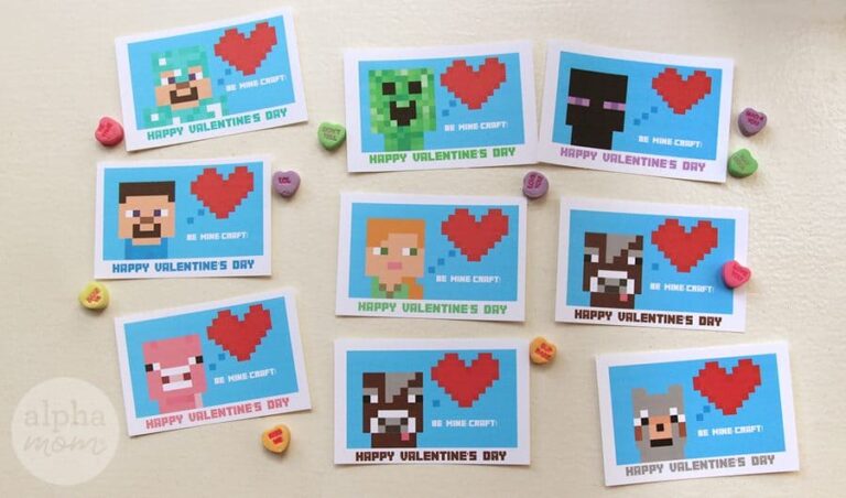 Make It A Minecraft Valentine's Day