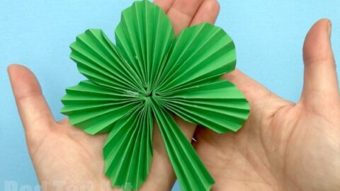Image for Paper Fan Shamrock Decorations