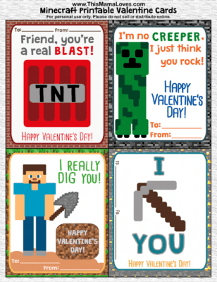 Make It A Minecraft Valentine's Day