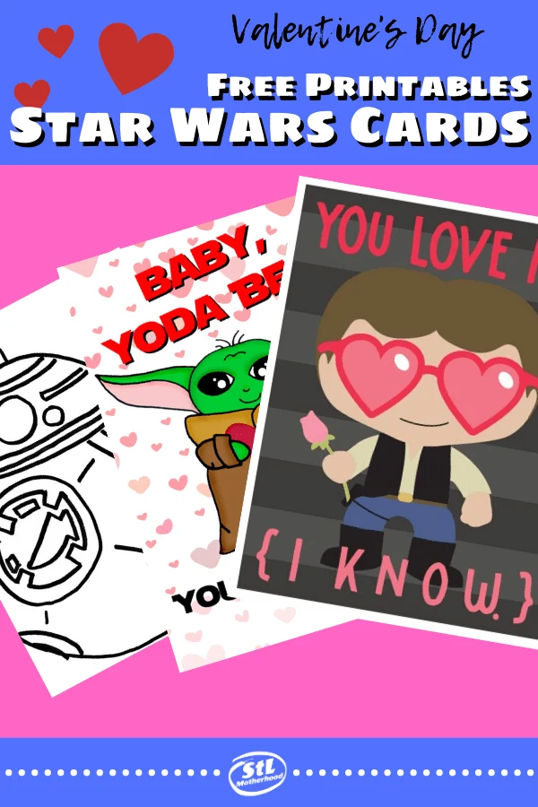 All the very best Star Wars free printable Valentine cards you could need for a kid's school friendship party.