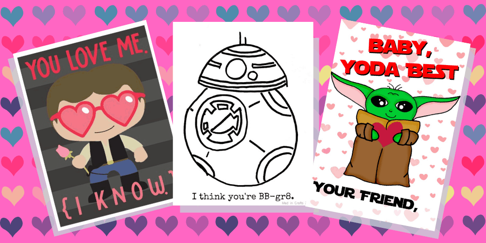 Star Wars Valentine's Cards, Star Wars Valentine Cards