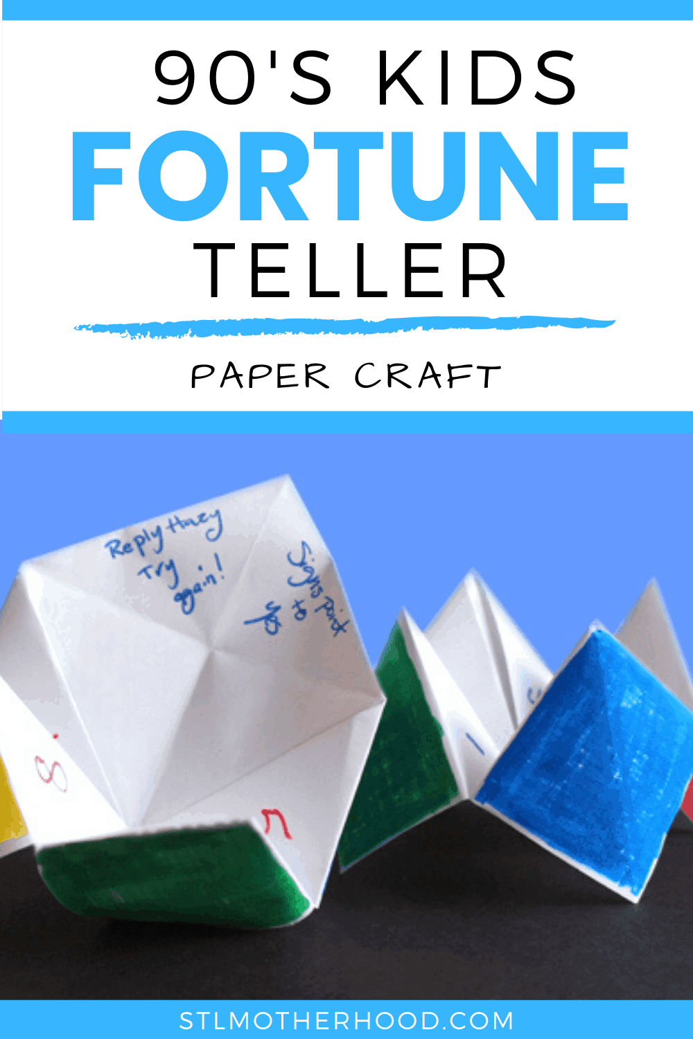 How To Fold A Fortune Teller Like A 90 S Kid Stlmotherhood