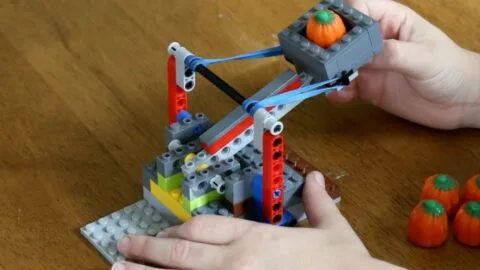 Image for Catapult with LEGO Bricks
