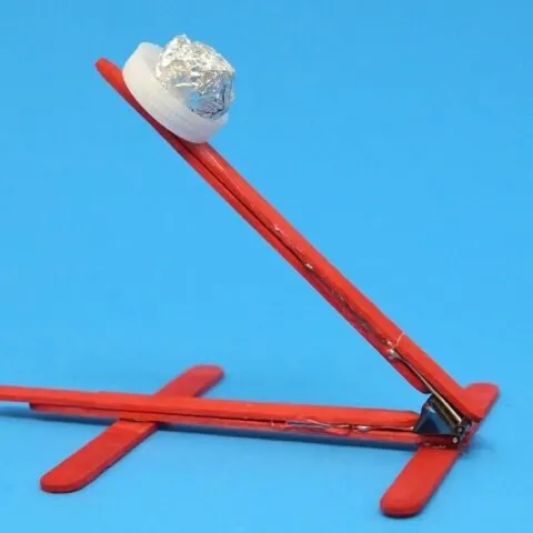 binder clip and popsicle stick catapult
