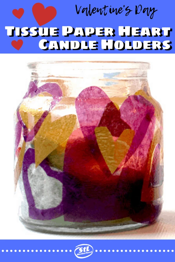 Make a beautiful stain glass look candle holder that looks great no matter how much skill you've got! Simple enough for little fingers, fun enough for older kids. Makes a great gift for Valentine's Day!