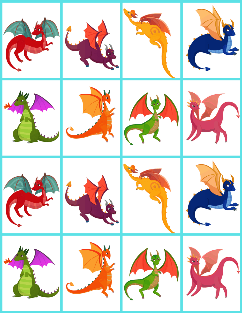 DIY Memory Game Cards For Kids free Printable StlMotherhood