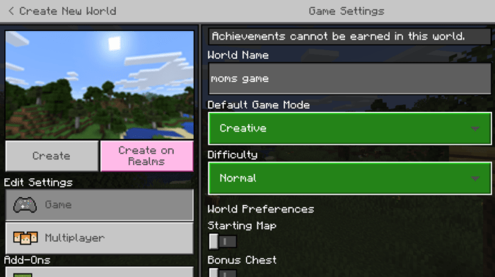 Cool Minecraft World Names