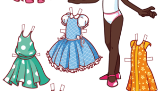 Image for Six Beautiful Dresses for a Cute African American Girl Paper Doll&nbsp;