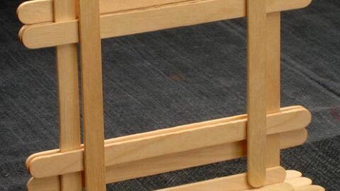 Image for Popsicle stick photo frame