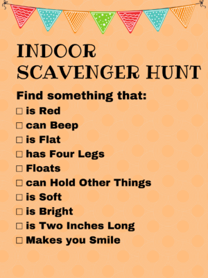 Easy at Home Fall Scavenger Hunt for Kids - stlMotherhood