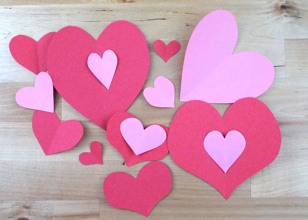 Paper Cut Out Hearts