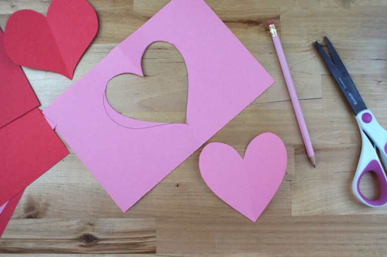 Simple Hack For Cutting Out Paper Hearts - Stlmotherhood