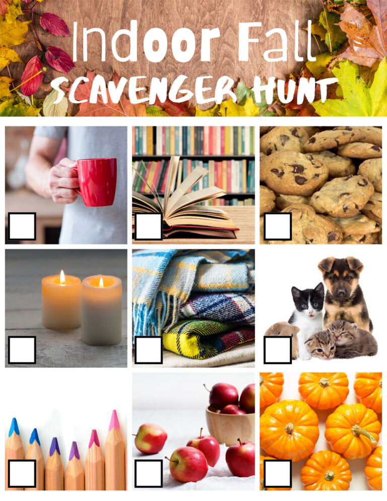 Easy at Home Fall Scavenger Hunt for Kids - stlMotherhood