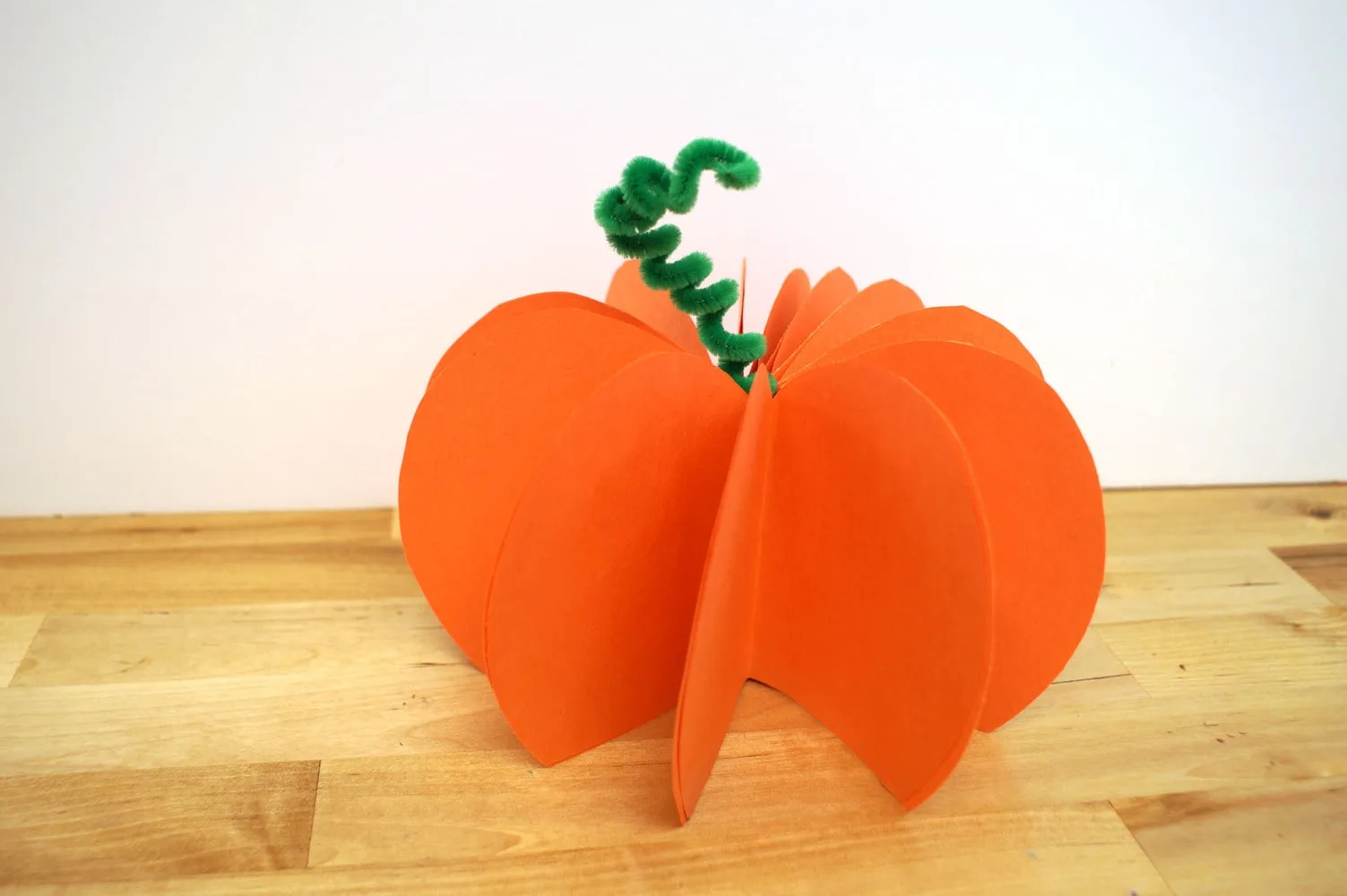 3D paper pumpkin