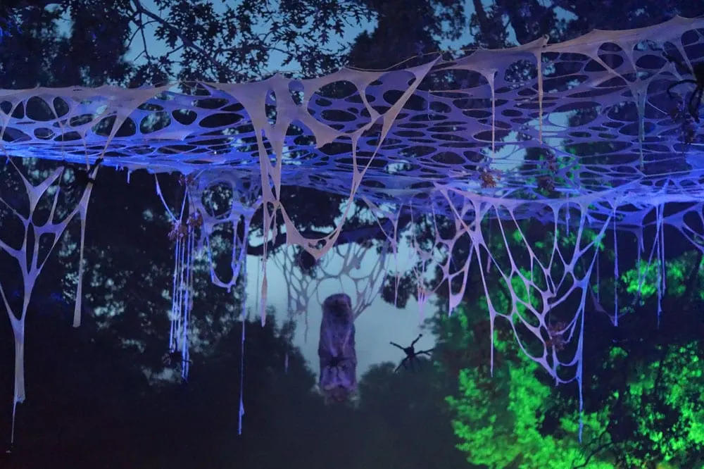 Drive through spooky webs at Grant's Farm this Halloween.