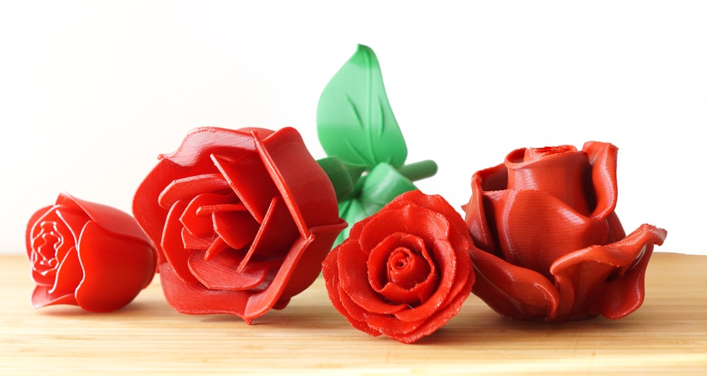 wild rose puzzle box 3d print