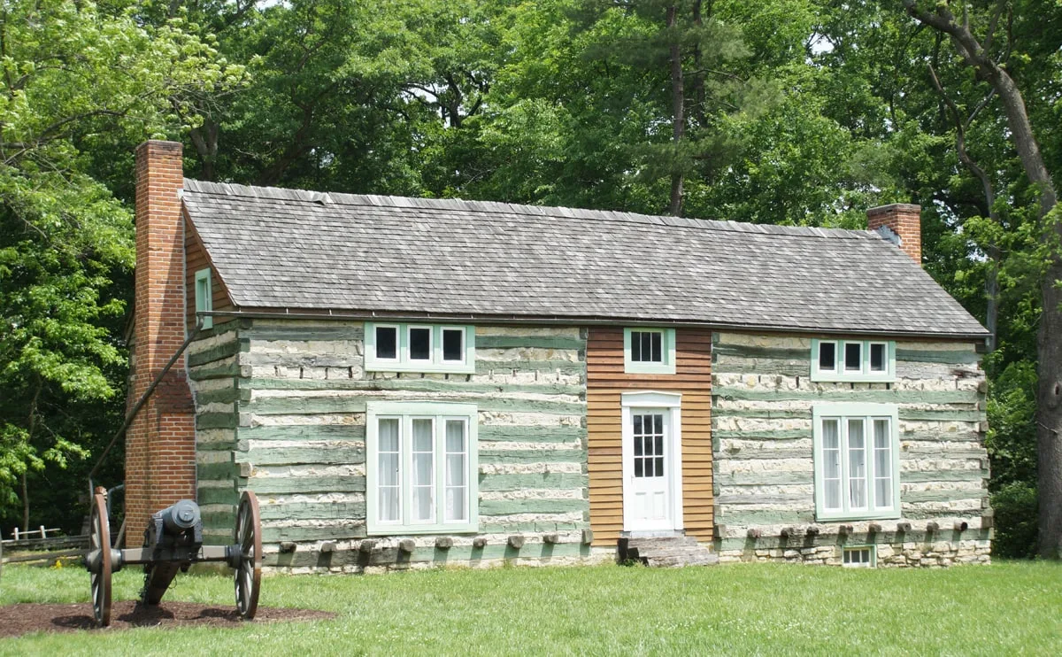 log cabin build by President Ulysses S. Grant